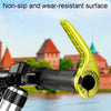 ENLEE E-45616 1pair Bicycle Handlebar Covers Cow Sheeps Horn Grips Joystick Sleeve Accessories(Fluorescent Yellow)