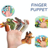 Children Early Education Finger Doll Set Animal Parent-Child Interactive Puppet Toy(KB06 Duck)