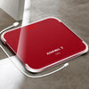 AOHANG7 USB Weight Scale With LED Hidden Screen Tempered Glass Body Scale(Red)