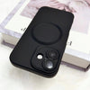 For iPhone 14 Metallic Paint CD Texture MagSafe TPU Phone Case(Black)