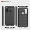 For Xiaomi Redmi Note 8 Brushed Texture Carbon Fiber TPU Case(Black)