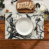 Halloween Black Crow Placemat Restaurant Decoration Insulation Pad(Crow)