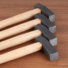 Handmade DIY Square Hammer Gold And Silver Jewelry Texture Hammer, Model: No.9
