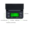 Hand Punch Coffee Scales Timing Electronic Timer Scale Kitchen Scales, Model:3kg/0.1g(Black)