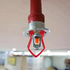 Red Fire Sprinkler Head Cover - Alloy Protector