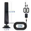 4K 1080P Indoor Digital TV Antenna For Local Channels 50 Miles Range With Amplifier Signal Booster
