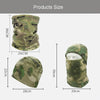 Autumn And Winter Camouflage Outdoor Mountaineering Coldproof Padded Mask Windproof Riding Warm Mask, Color: FG Mask(Average Code)