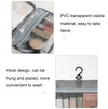 13552A Travel Waterproof Foldable Toiletry Bag Cosmetic Bag with Hook, Color: Grey