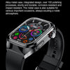 TK16 2.04 inch LCD Screen Leather Strap Smart Watch Supports Health Monitoring(Brown)