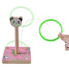 Kindergarten Children Wooden Panda Animal Throwing Ring Toss Games Activities Toys, Size: 9*9*14.7cm