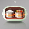 Office Workers Can Plug In Electric Cooking Self-Heating Insulated Lunch Box CN Plug(Fruit Green)