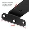 5mm Thick Triangular Bracket Bookshelf Partition Plate, Style: 150mm Black