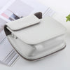 Retro Style Full Body Camera PU Leather Case Bag with Strap for FUJIFILM instax mini 9 / mini 8+ / mini 8(White)