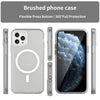 For iPhone 11 Pro MagSafe Frosted Translucent TPU + PC Full Coverage Phone Case(White)