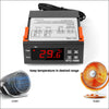 STC-1000 24V Digital Temperature Controller LED Temperature Regulator Thermostat for Incubator Relay 10A Heating and Cooling
