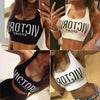I-Shaped Vest Sports Bras Breathable Top Running Gym Yoga Fitness, Size:M(Black)