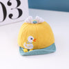 C0330 Cartoon Duck Shape Baby Peaked Cap Spring Baby Cotton Cap, Size: 46cm Adjustable(Yellow)