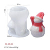 Christmas DIY Scented Candle Silicone Mold, Color: White(SD-63)