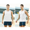H-Shape Summer Men Sports Vest Casual Breathable Quick-drying Outdoor Running Vest, Size: XL(White)