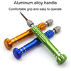 5-in-1 Aluminium Screwdriver Set - Red - Mobile Phone Repair Tool