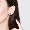 Sterling Silver Pet Paw Print Earrings Dripping Earrings