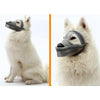 Dog Muzzle, Grey, Size L, Long Snout Breeds, Breathable Mesh