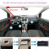 H508 OBD Car Charger Driving Recorder Power Cord 12/24V To 5V With Switch Low Pressure Protection Line, Specification: Mini Left Elbow