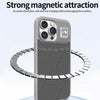 For iPhone 13 Folding Holder Carbon Fiber MagSafe Phone Case(Grey)
