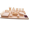 Miniature Doll Furniture 3D Wooden Puzzle DIY Architectural Model Children's Toys Gifts