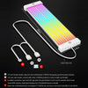 AOSOR Al200 Neon Cable Computer Motherboard Graphics Card Glow Board Power Supply Line Decoration(White)