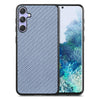 For Samsung Galaxy S25 5G Carbon Fiber Texture Leather Back Cover Phone Case(Blue)