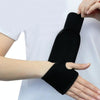 Thumb Wrap Sprain Protection Breathable Compression Bracer Sports Protective Gear, Size:One Size(Black)