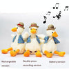 Repeat Duck Tricky Duck Learn Talking Singing Plush Duck Toy, Style:Interactive Ver.
