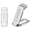 USB Charging Portable Detachable Reading Clip Light Rotatable Eye Protection Mini LED Lamp(White)