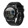 LOANIY DT70 Analog Digital Dual Display Smart Call Watch(Black Silicone)