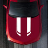 D-711 Stripe Pattern Car Modified Hood Decorative Sticker(White)