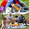 7mm Thickening of Double Aluminum Moisture Pad / Camping Sleeping Pad, Size: 200cm x 200cm(Blue)