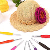 Pink Flower Cat Handmade DIY Sweater Knitting Crochet Tools Material Set