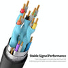 JUNSUNMAY 4K 60Hz Mini HDMI Male to HDMI 2.0V Female Spring Cable, Length:1.8m(Straight)