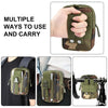 HAWEEL Hiking Belt Waist Bag Outdoor Sport Motorcycle Bag 7.0 inch Phone Pouch (Jungle Camouflage)