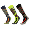 Ski Socks Outdoor Sports Thick Long Sweat-absorbent Warm Hiking Socks, Size:40-45(Black)