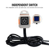WUPP ZH-975A3 Motorcycle Aluminum Alloy Waterproof Mobile Phone Double QC3.0 Quick Charging Charger with Voltmeter(Silver)