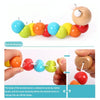 Wooden Color Versatile Twisty Caterpillar Children Brain Development Educational Toys
