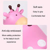 Kids Entertainment Deer Wizard Jumping Horse Rider Baby Outdoor Inflatable Toys(Pink)
