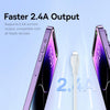 Baseus Pudding Series 2.4A USB to 8 Pin Fast Charging Data Cable, Length:1.2m(White)