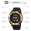 SKMEI 2099 Multifunctional Men Outdoor 50M Waterproof Luminous Digital Wrist Watch(Black)