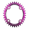 MOTSUV Narrow Wide Chainring MTB  Bicycle 104BCD Tooth Plate Parts(Purple)