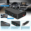 TR24 3 In 1 Car Cigarette Lighter Independent Switch Charger(Black)