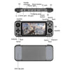 RG3566 Retro Handheld Game Console 5 Inch IPS Touch Screen Supports WiFi TV Output 16G+64G(Titanium Gray)