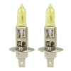 2 X H1 HOD Halogen Bulbs 12V 100W 2400 LM 3500K Yellow Light Headlights